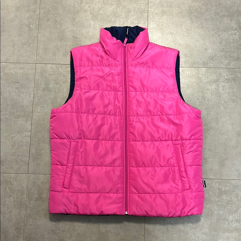 Crayola Reversible Pink/Navy Quilted Vest